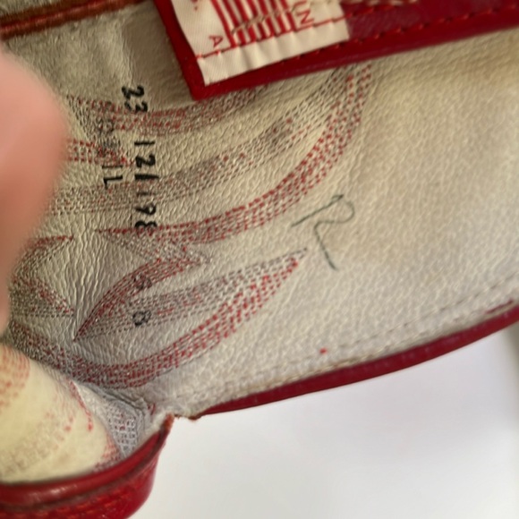 Vintage Olathe Handmade Boots Size 5 B GORGEOUS Red Snakeskin - Picture 13 of 16